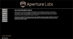 Desktop Screenshot of aperturelabs.com